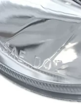 Octane Lighting 5 3/4 Inch Halogen Headlight Diamond Crystal Headlamp 55/60w H4 6000k Light Bulb Pair                                     - OL-003 - Image 5