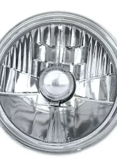 Octane Lighting 5 3/4 Inch Halogen Headlight Diamond Crystal Headlamp 55/60w H4 6000k Light Bulb Pair                                     - OL-003 - Image 6