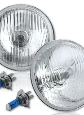 Octane Lighting 5 3/4 Inch Stock H4 Halogen Light Bulb Headlight Super White 55/60W Headlamp Pair                                     - OL-004 - Image 10