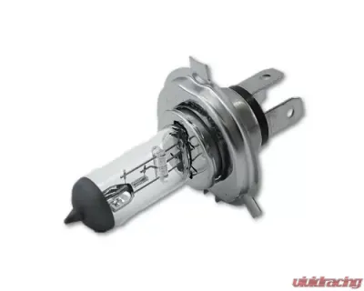 Octane Lighting 5 3/4 Inch Halogen Stock Amber Yellow Glass Headlight Fog Light H4 60W Bulbs Pair - OL-004-YG-CL