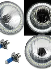 Octane Lighting 5 3/4 Inch White Stock SMD LED Halo Halogen Light Bulb Lamp Headlight Angel Eye Pair                                     - OL-004L-W - Image 2