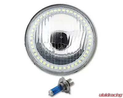 Octane Lighting 5 3/4 Inch White Stock SMD LED Halo Halogen Light Bulb Lamp Headlight Angel Eye Pair - OL-004L-W