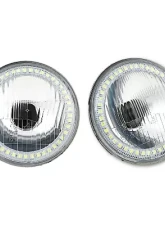Octane Lighting 5 3/4 Inch White Stock SMD LED Halo Halogen Light Bulb Lamp Headlight Angel Eye Pair                                     - OL-004L-W - Image 5