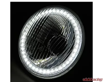 Octane Lighting 5 3/4 Inch White Stock SMD LED Halo Halogen Light Bulb Lamp Headlight Angel Eye Pair - OL-004L-W