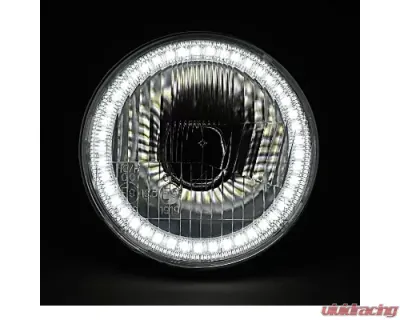 Octane Lighting 5 3/4 Inch White Stock SMD LED Halo Halogen Light Bulb Lamp Headlight Angel Eye Pair - OL-004L-W