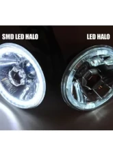 Octane Lighting 5 3/4 Inch White Stock SMD LED Halo Halogen Light Bulb Lamp Headlight Angel Eye Pair                                     - OL-004L-W - Image 10