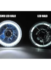 Octane Lighting 5 3/4 Inch White Stock SMD LED Halo Halogen Light Bulb Lamp Headlight Angel Eye Pair                                     - OL-004L-W - Image 11