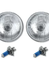 Octane Lighting 5 3/4 Inch Stock H4 Halogen Light Bulb Headlight Super White 55/60W Headlamp Pair                                     - OL-004 - Image 3