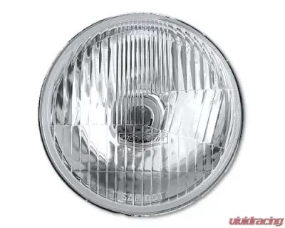 Octane Lighting 5 3/4 Inch Stock H4 Halogen Light Bulb Headlight Super White 55/60W Headlamp Pair - OL-004