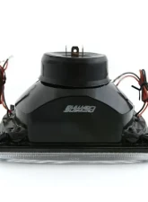 Octane Lighting 4X6 Inch Red LED Halo Angel Eye Headlight Halogen Headlamp 55/60W Light Bulbs Pair                                     - OL-022 - Image 10