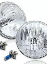 Octane Lighting 7 Inch Stock H4 Halogen Headlight Super White 12V 55/60W Light Bulb Headlamp Pair                                     - OL-028 - Image 12