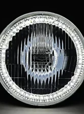 Octane Lighting 7 Inch SMD White Stock LED Halo Angel Eye H4 Headlamp Headlight Halogen Light Pair                                     - OL-028-W - Image 4