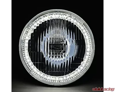 Octane Lighting 7 Inch SMD White Stock LED Halo Angel Eye H4 Headlamp Headlight Halogen Light Pair - OL-028-W