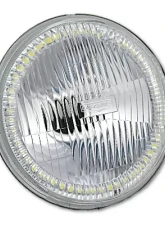 Octane Lighting 7 Inch SMD White Stock LED Halo Angel Eye H4 Headlamp Headlight Halogen Light Pair                                     - OL-028-W - Image 7