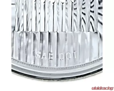 Octane Lighting 7 Inch Stock H4 Halogen Headlight Super White 12V 55/60W Light Bulb Headlamp Pair - OL-028