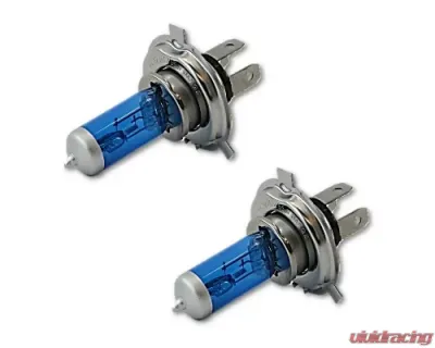 Octane Lighting 7 Inch Stock H4 Halogen Headlight Super White 12V 55/60W Light Bulb Headlamp Pair - OL-028