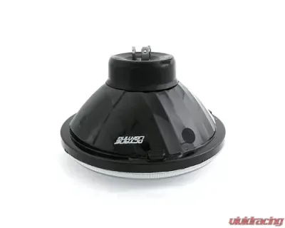 Octane Lighting 7 Inch Halogen H4 Headlight Clear Diamond Crystal Headlamp Sw 60/55W 12V Light Bulbs - OL-029