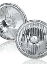 Octane Lighting 7 Inch Halogen H4 Headlight Clear Diamond Crystal Headlamp Sw 60/55W 12V Light Bulbs                                     - OL-029 - Image 8