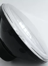 Octane Lighting 7 Inch Halogen H4 Headlight Clear Diamond Crystal Headlamp Sw 60/55W 12V Light Bulbs                                     - OL-029 - Image 10