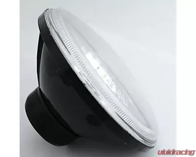 Octane Lighting 7 Inch Halogen H4 Headlight Clear Diamond Crystal Headlamp Sw 60/55W 12V Light Bulbs - OL-029