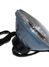Octane Lighting 7 Inch SMD Blue LED Halo Angel Eyes H4 Headlamp Headlight Halogen Light Bulbs Pair                                     - OL-030-B - Image 5