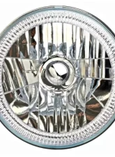 Octane Lighting 7 Inch SMD Red LED Halo Angel Eyes H4 Headlamp Headlight Halogen Light Bulbs Pair                                     - OL-030-R - Image 3