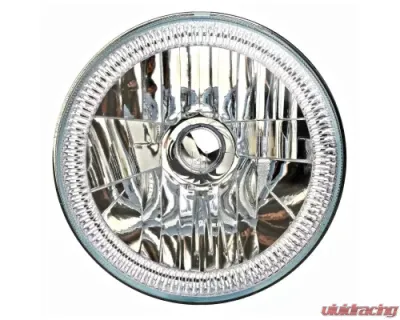 Octane Lighting 7 Inch SMD Red LED Halo Angel Eyes H4 Headlamp Headlight Halogen Light Bulbs Pair - OL-030-R