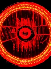 Octane Lighting 7 Inch SMD Red LED Halo Angel Eyes H4 Headlamp Headlight Halogen Light Bulbs Pair                                     - OL-030-R - Image 4