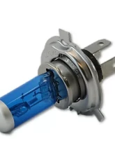 Octane Lighting 7 Inch SMD White LED Halo Angel Eye Headlamp Headlight H4 Halogen Light Bulb Pair                                     - OL-030-W - Image 12