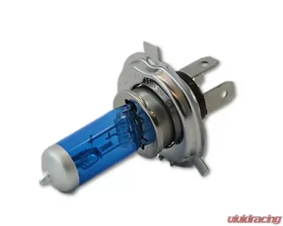 Octane Lighting 7 Inch SMD White LED Halo Angel Eye Headlamp Headlight H4 Halogen Light Bulb Pair - OL-030-W