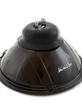 Octane Lighting 7 Inch SMD White LED Halo Angel Eye Headlamp Headlight H4 Halogen Light Bulb Pair                                     - OL-030-W - Image 5