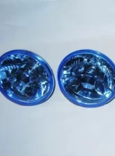 Octane Lighting 5 3/4 Halogen Diamond Crystal Clear Blue Headlight Headlamp 60/55W H4 Bulbs Pair                                     - OL-033-BG - Image 8