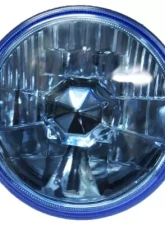 Octane Lighting 5 3/4 Halogen Diamond Crystal Clear Blue Headlight Headlamp 60/55W H4 Bulbs Pair                                     - OL-033-BG - Image 2
