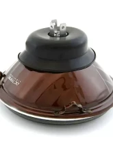 Octane Lighting 5 3/4 Inch Crystal Smoked Halogen Headlight Metal Headlamp 60/55W Light Bulbs Pair                                     - OL-033-SG - Image 7