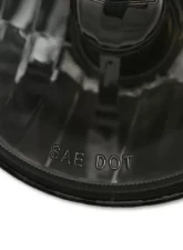 Octane Lighting 5 3/4 Inch Crystal Smoked Halogen Headlight Metal Headlamp 60/55W Light Bulbs Pair                                     - OL-033-SG - Image 8