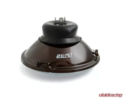 Octane Lighting 5 3/4 Inch Crystal Clear Halogen Headlight Metal Headlamp Sw 60/55W Light Bulbs Pair - OL-033