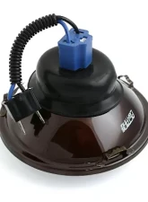 Octane Lighting 5 3/4 Inch Crystal Clear Halogen Headlight Metal Headlamp Sw 60/55W Light Bulbs Pair                                     - OL-033 - Image 10