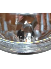 Octane Lighting 7 Inch COB Amber LED Halo Angel Eye H4 Headlamp Headlight Halogen Light Bulb Pair                                     - OL-035-A - Image 6