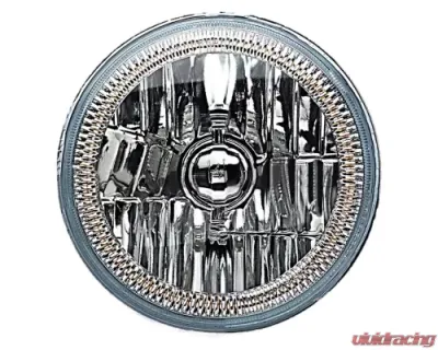 Octane Lighting 7 Inch Purple COB LED Halo Angel Eye 6k Headlamp Headlight Halogen Light Bulb Pair - OL-035-PU