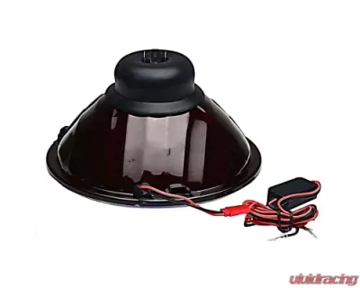 Octane Lighting 7 Inch Purple COB LED Halo Angel Eye 6k Headlamp Headlight Halogen Light Bulb Pair - OL-035-PU