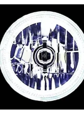 Octane Lighting 7 Inch White COB LED Halo Angel Eye H4 6k Headlamp Headlight Halogen Light Bulb Pair                                     - OL-035-W - Image 3