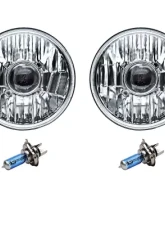 Octane Lighting 5 3/4 Inch Projector Crystal Clear Halogen Headlight Headlamp SW 60w Light Bulb Pair                                     - OL-036 - Image 3
