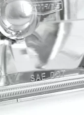 Octane Lighting 7X6 White LED Halo Halogen Crystal Clear Headlights Angel Eye Light H4 Bulbs Pair                                     - OL-050 - Image 8