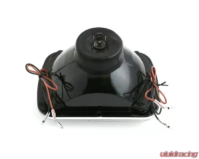 Octane Lighting 7X6 White LED Halo Halogen Crystal Clear Headlights Angel Eye Light H4 Bulbs Pair - OL-050