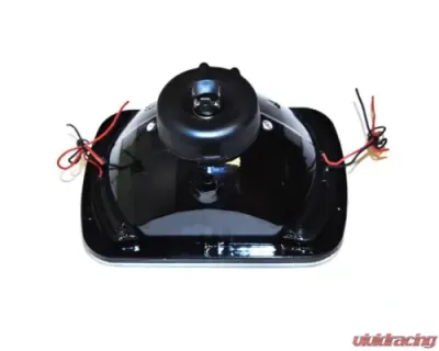 Octane Lighting 7X6 Green LED Halo Projector Halogen Crystal Headlights Angel Eye Light H4 Bulbs - OL-053-P