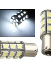 Octane Lighting 27 SMD White LED 12V Park Parking Back Up Tail Light Turn Signal Lamp Bulbs                                     - OL-1156-27-W - Image 5