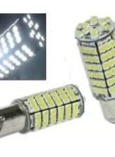 Octane Lighting White LED 1157 12 Volt Tail Light Brake Stop Turn Signal Lamp Bulbs Pair 120SMD                                     - OL-1157-120-W - Image 2