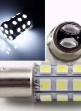 Octane Lighting 27 SMD White LED Tail Light Brake Stop Turn Signal Lamp 12 Volt Bulbs Pair                                     - OL-1157-27-W - Image 5