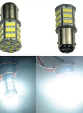 Octane Lighting White 54 LED Pair 12V Tail Light Rear Brake Stop Turn Signal Lamps Bulbs                                     - OL-1157-54-W - Image 2