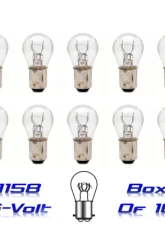 Octane Lighting 6 Volt Tail Light Brake Stop Turn Signal Lamp Bulbs Box Of 10                                     - OL-1158 - Image 4
